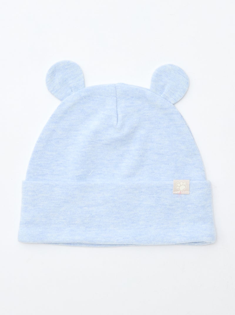 Dunne muts met oortjes Blauw - Kiabi