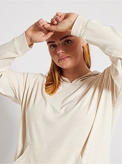 Dunne sweater met capuchon - Kiabi