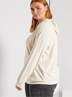 Dunne sweater met capuchon - Kiabi