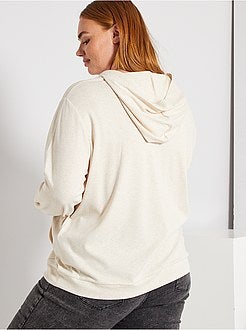 Dunne sweater met capuchon - Kiabi