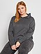     Dunne sweater met capuchon afbeelding 1

