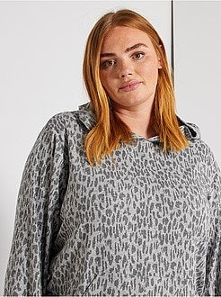 Dunne sweater met capuchon - Kiabi