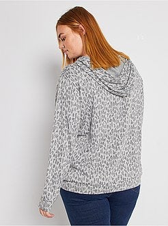 Dunne sweater met capuchon - Kiabi