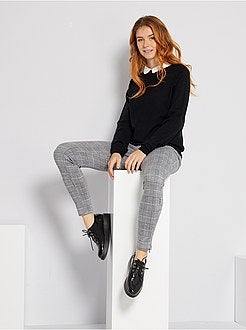 Dunne trui met Peter Pan-kraagje - Kiabi