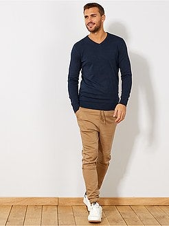 Dunne trui met V-hals - Kiabi