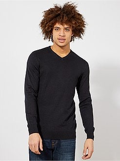 Dunne trui met V-hals - Kiabi