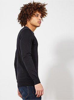 Dunne trui met V-hals - Kiabi