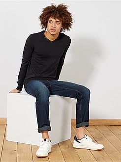 Dunne trui met V-hals - Kiabi