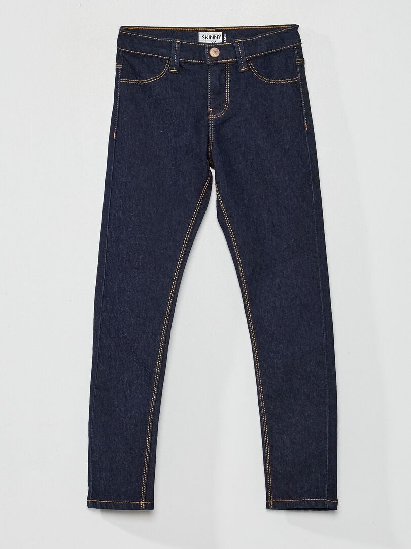 Ecologisch ontworpen, skinny-fit jeans BLAUW - Kiabi