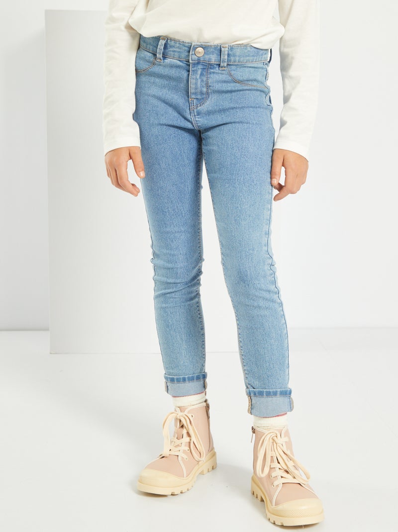 Ecologisch ontworpen, skinny-fit jeans BLAUW - Kiabi