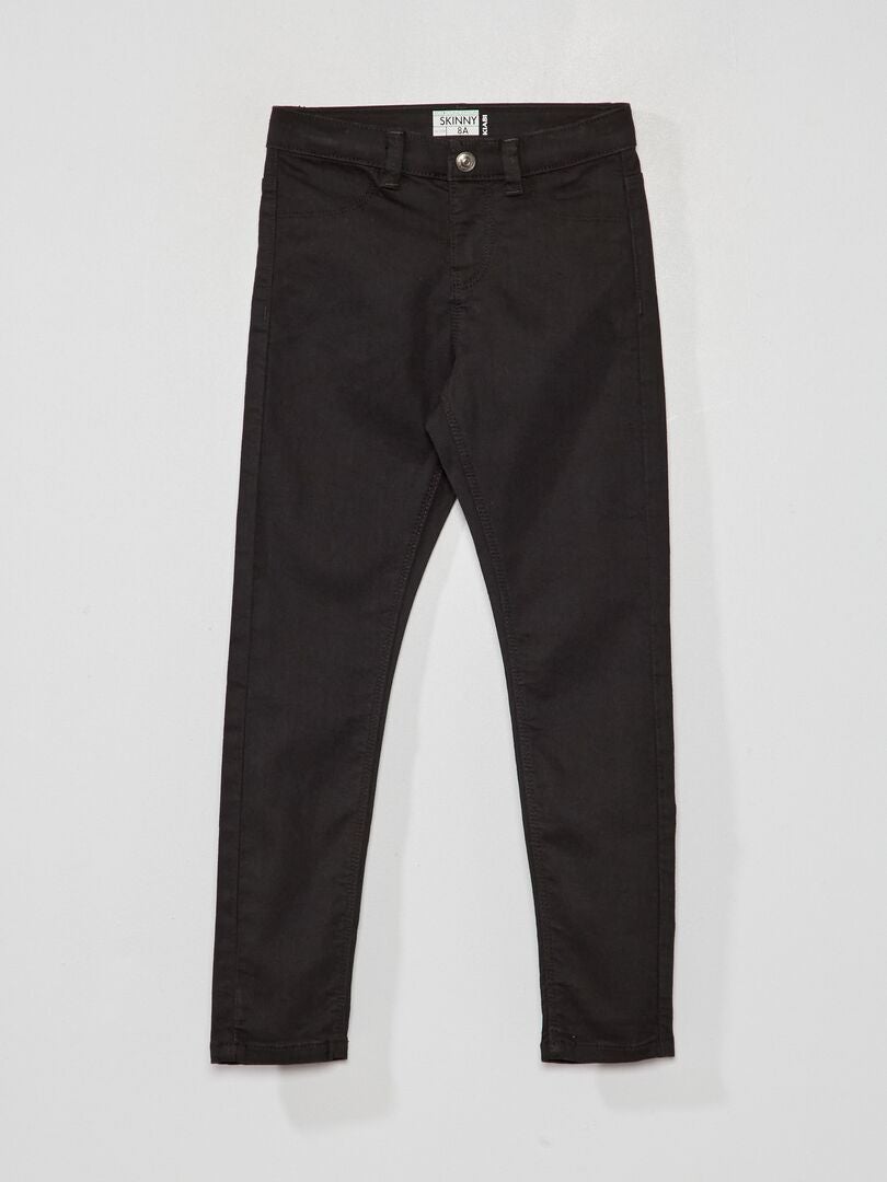 Ecologisch ontworpen, skinny-fit jeans zwart - Kiabi