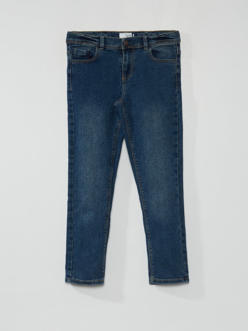 Ecologisch ontworpen, slim-fit jeans BLAUW - Kiabi