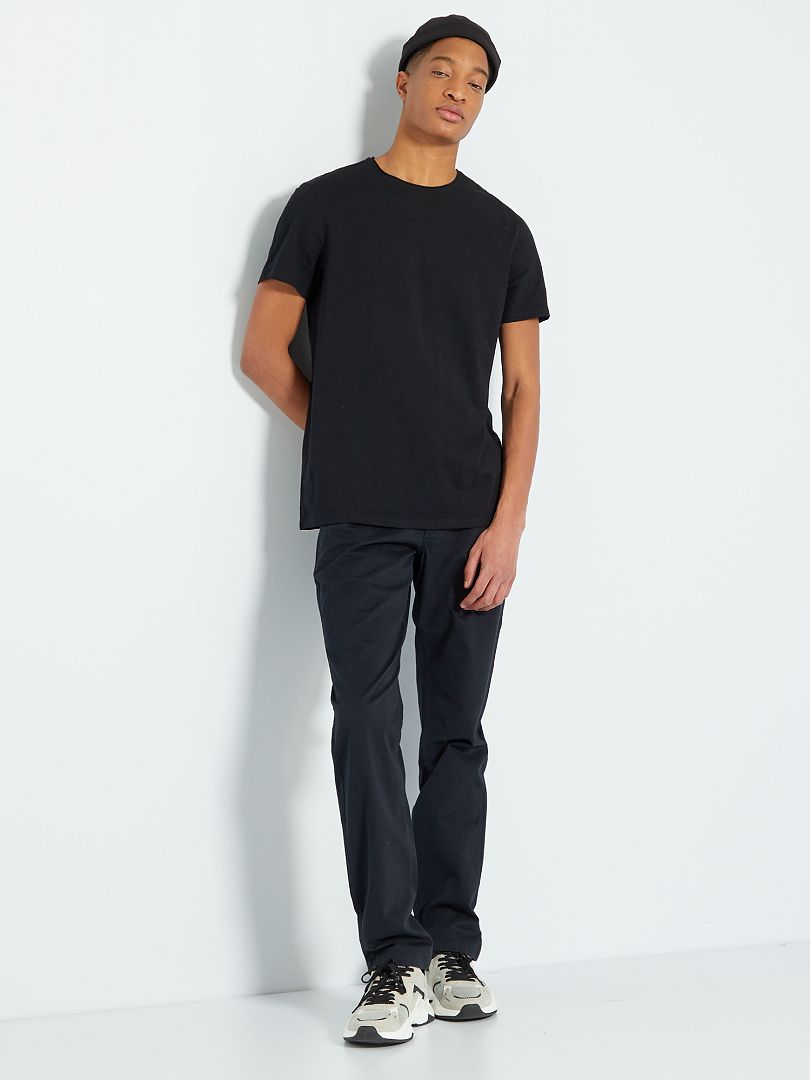 Ecologisch ontworpen T-shirt +1m90 zwart - Kiabi