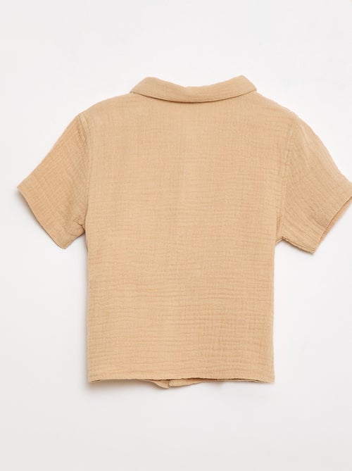 Een tweedelige set hemd + short - Kiabi