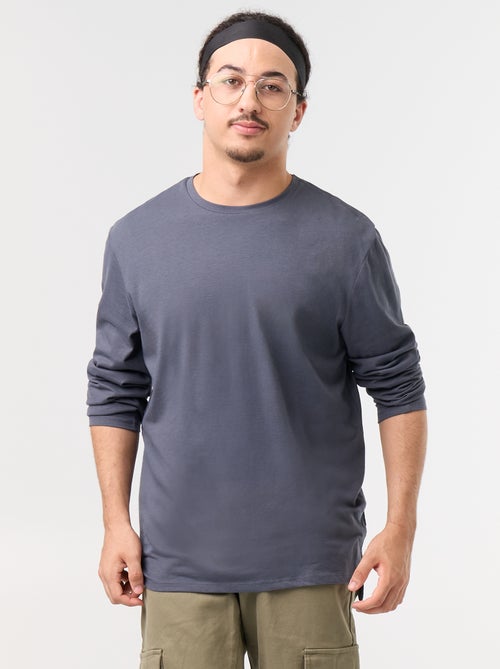 Effeffen T-shirt met lange mouwen - collectie makkelijk aan te trekken - Kiabi Effeffen T-shirt met lange mouwen - collectie makkelijk aan te trekken - Kiabi
