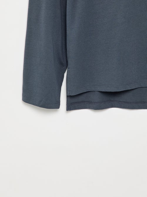Effeffen T-shirt met lange mouwen - collectie makkelijk aan te trekken - Kiabi Effeffen T-shirt met lange mouwen - collectie makkelijk aan te trekken - Kiabi
