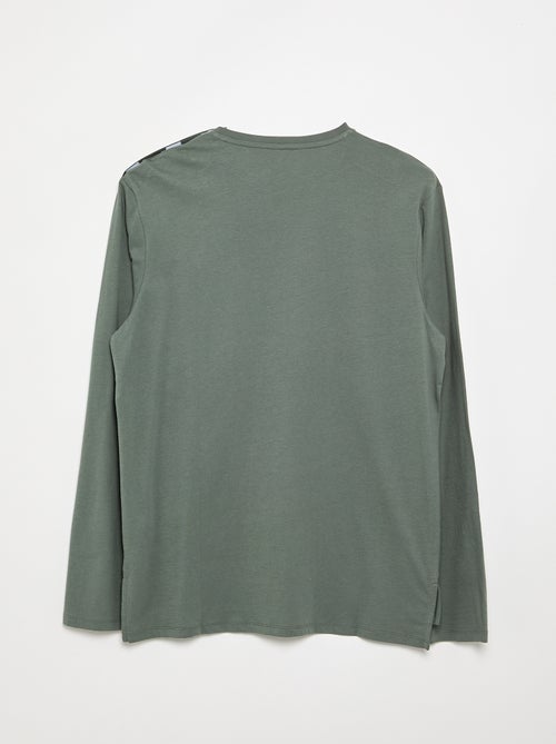 Effeffen T-shirt met lange mouwen - collectie makkelijk aan te trekken - Kiabi Effeffen T-shirt met lange mouwen - collectie makkelijk aan te trekken - Kiabi