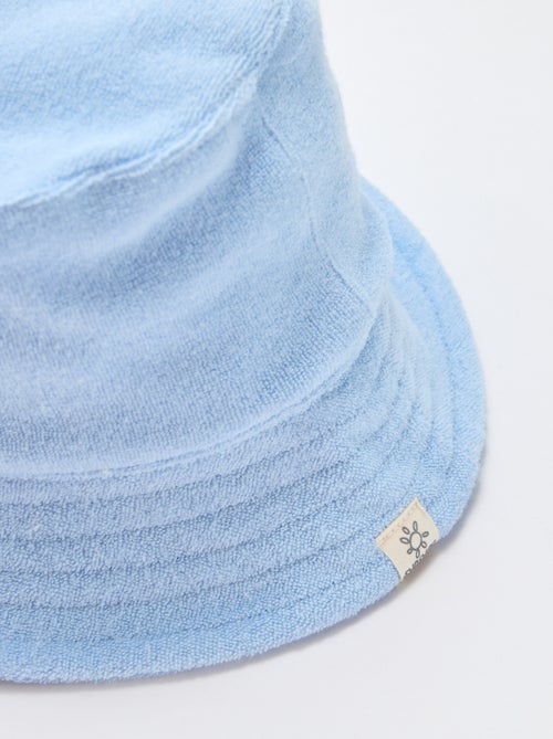Effen badstof bucket hat - Kiabi