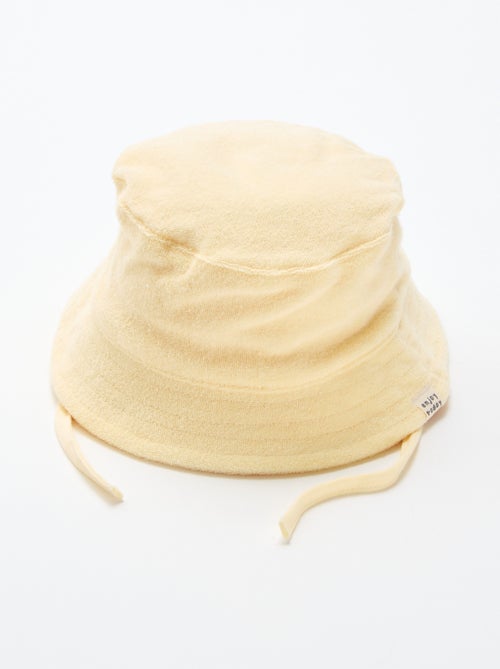 Effen badstof bucket hat - Kiabi