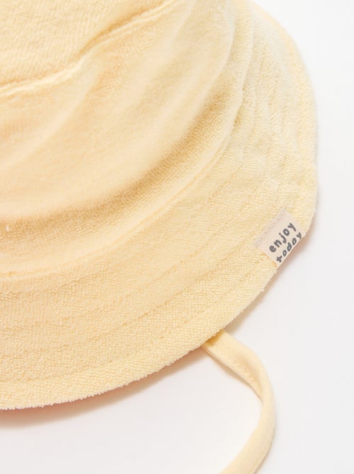 Effen badstof bucket hat - Kiabi