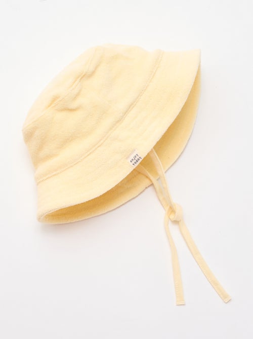 Effen badstof bucket hat - Kiabi