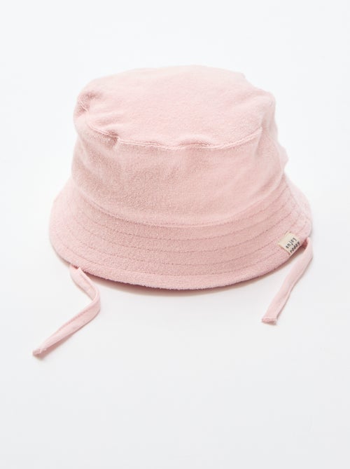 Effen badstof bucket hat - Kiabi