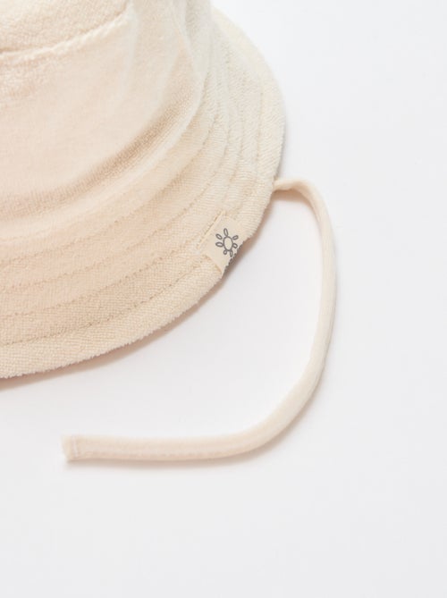 Effen badstof bucket hat - Kiabi
