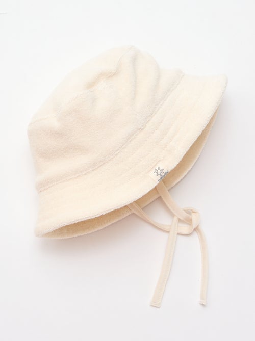 Effen badstof bucket hat - Kiabi