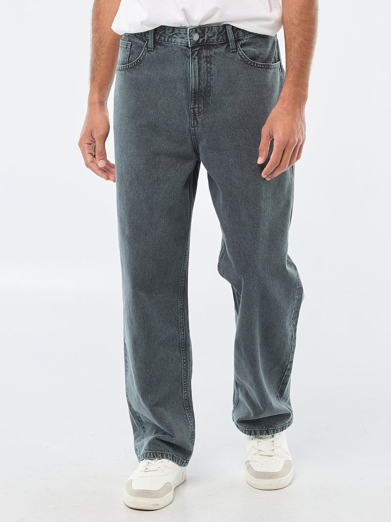 Effen baggy broek van twiil Blauw - Kiabi