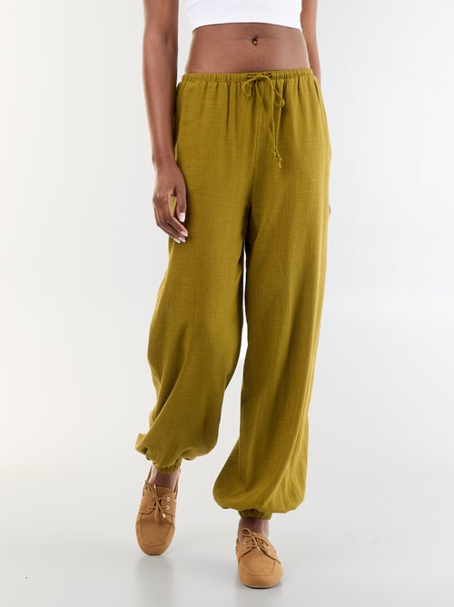 Effen ballonbroek met 2 zakken - Kiabi