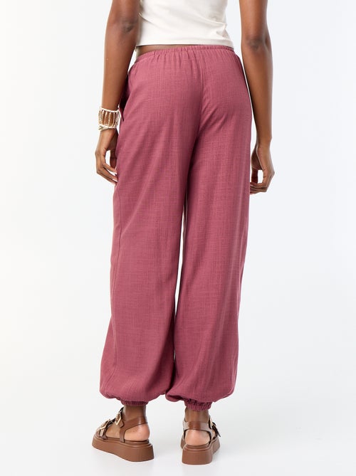 Effen ballonbroek met 2 zakken - Kiabi