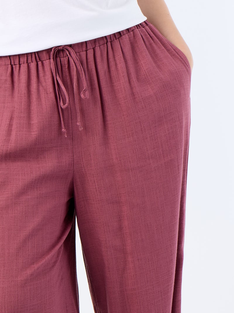 Effen ballonbroek Rose - Kiabi