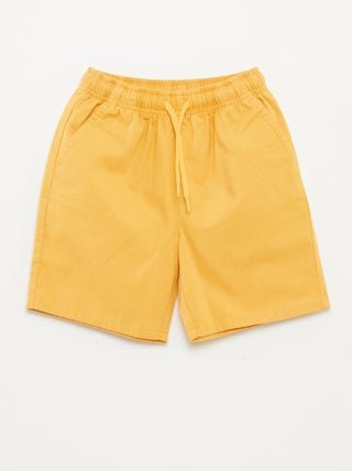 Effen bermuda in chinostijl