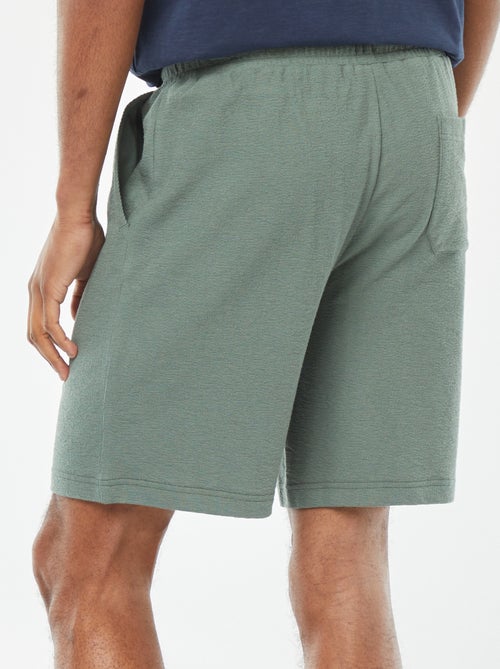 Effen bermuda met zakken - Kiabi