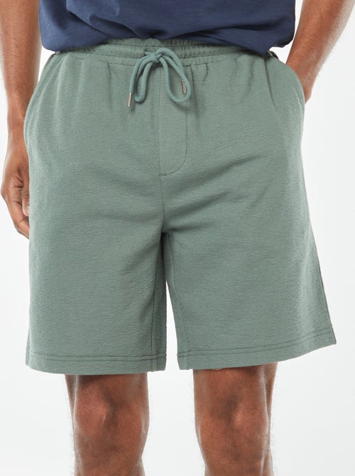 Effen bermuda met zakken - Kiabi