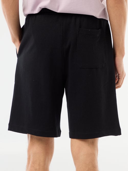 Effen bermuda van lichte joggingstof - Kiabi