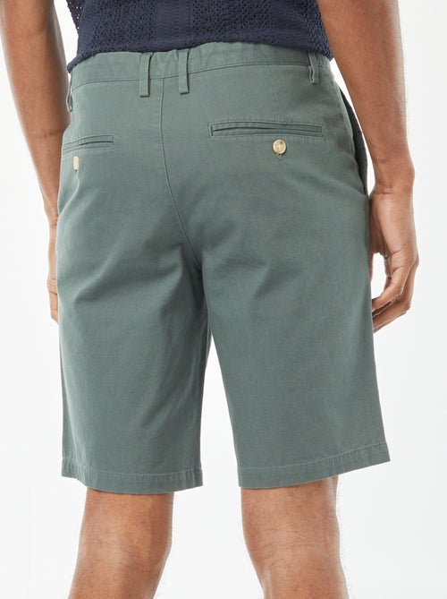 Effen bermuda van piquékatoen - Kiabi