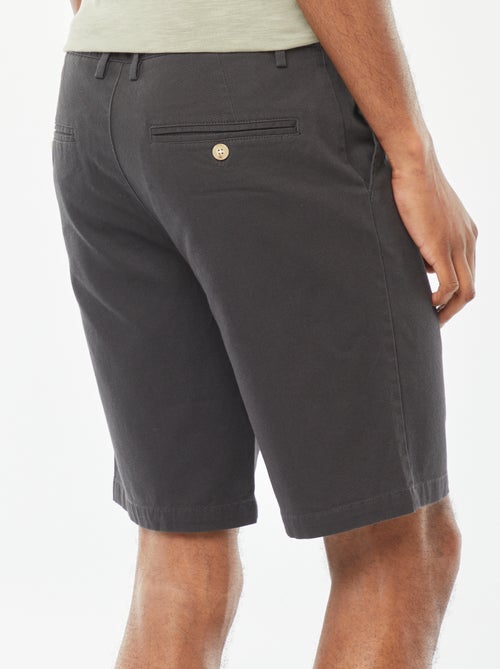 Effen bermuda van piquékatoen - Kiabi