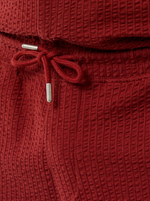 Effen bermuda van zware jersey - Kiabi