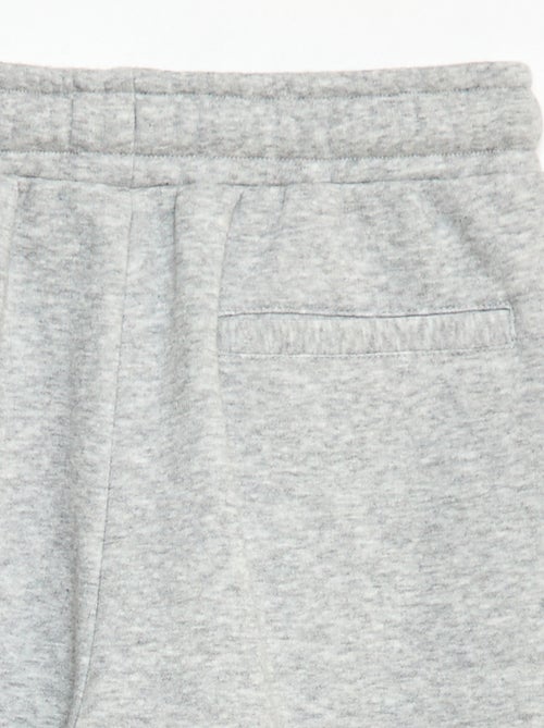 Effen brede joggingbroek van katoen - Kiabi