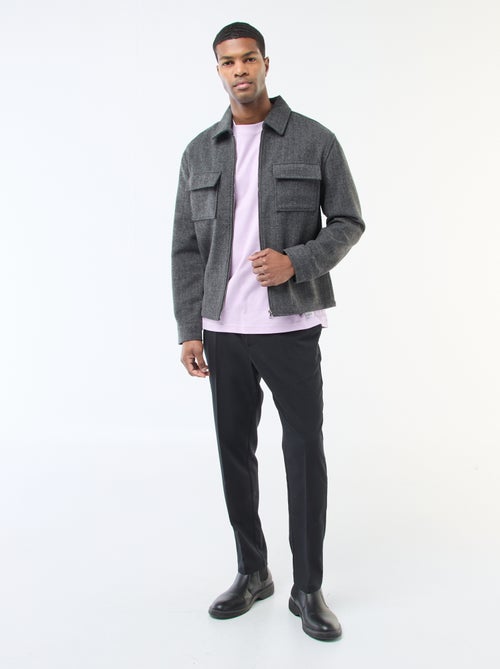 Effen broek in joggingstijl - Kiabi