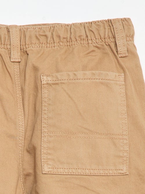 Effen broek met meerdere zakken - Kiabi