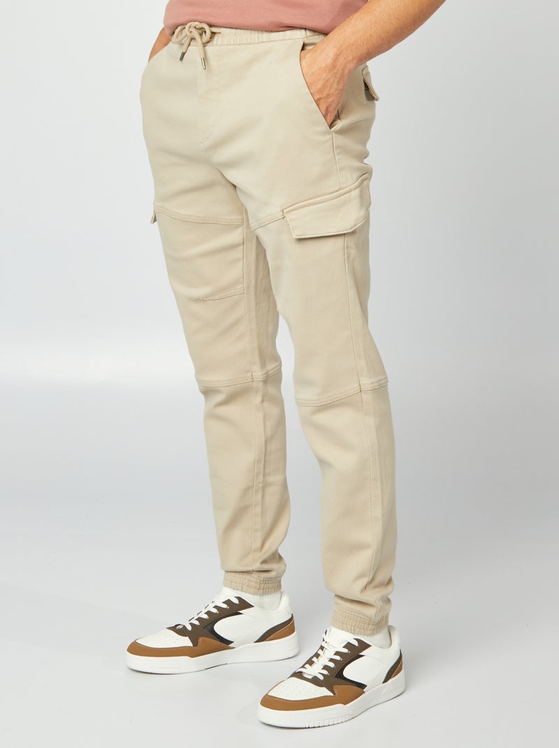 Effen broek met zakken BIEGE - Kiabi