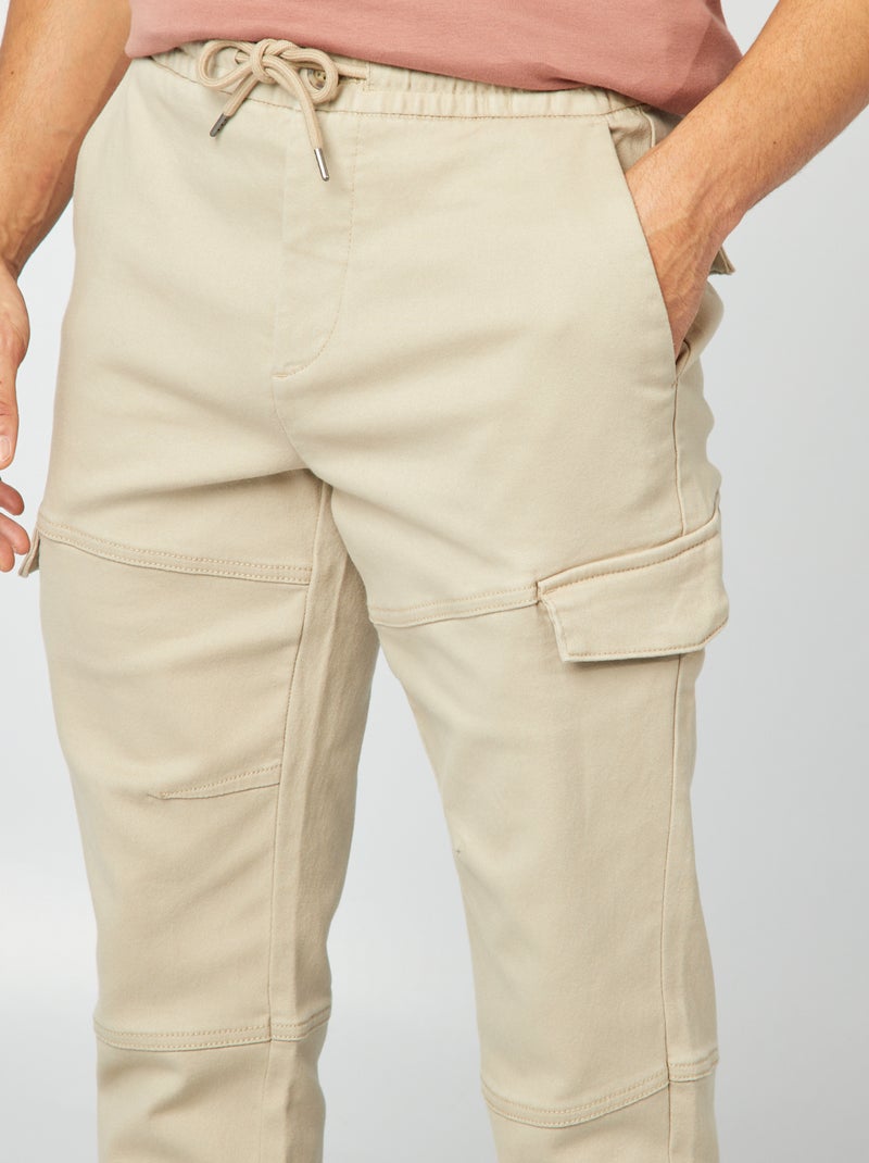 Effen broek met zakken BIEGE - Kiabi