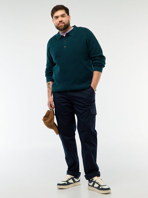 Effen broek met zakken - Kiabi