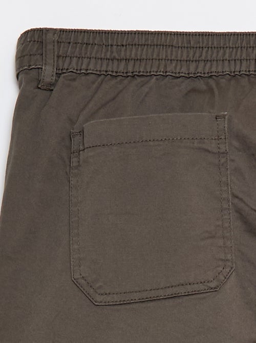 Effen broek met zakken - Kiabi