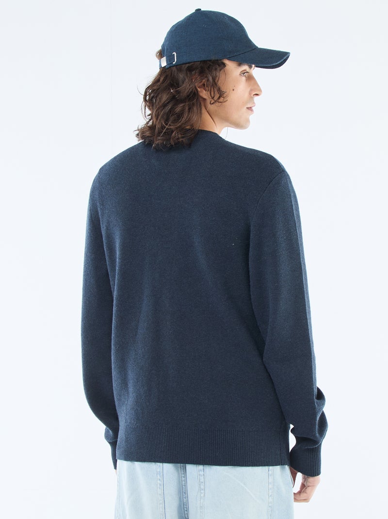 Effen cardigan Blauw - Kiabi