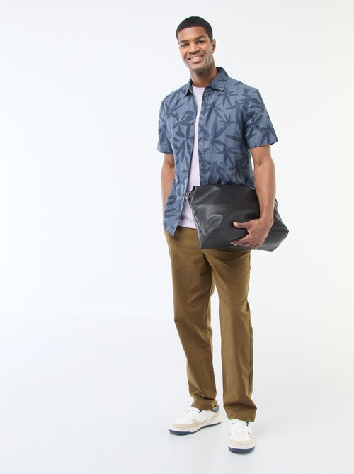 Effen chino met standaard taille - Kiabi