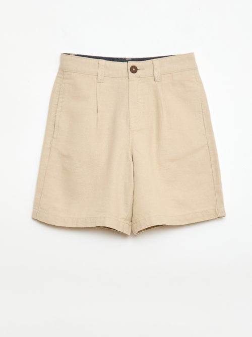 Effen chino short - Kiabi