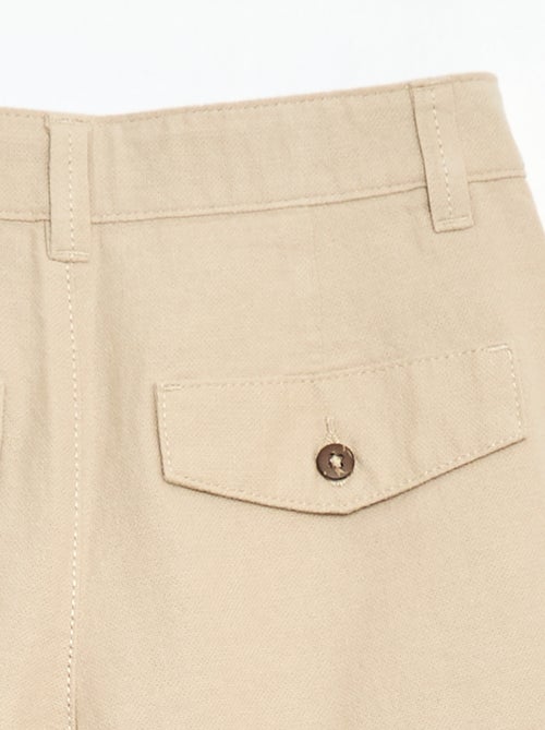 Effen chino short - Kiabi